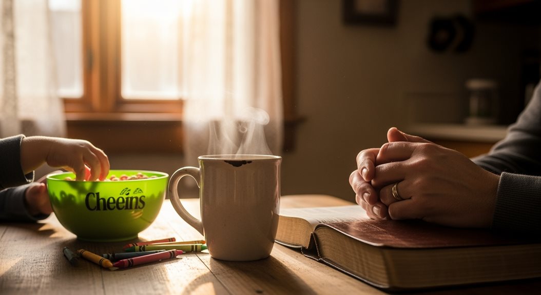 prayer coffee home rhythm