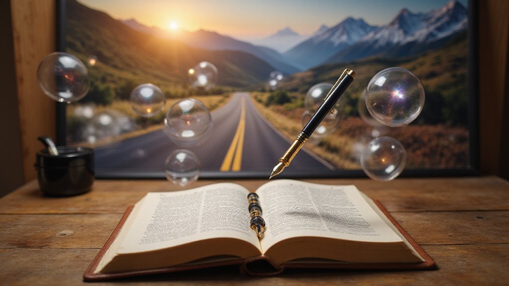 write vivid present tense outcomes